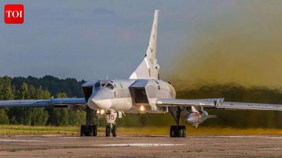 Watch: Russian bomber crashes in Siberia, crew safely ejects
