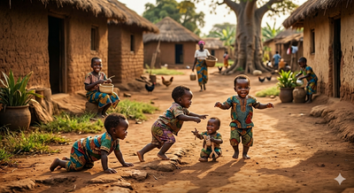 African proverb of the day: 'By crawling a child learns to...' - inspiring life lessons on learning, self-development, persistence, personal growth and why small beginnings often lead to great success