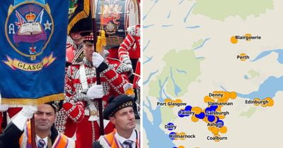 Scotland set for 160 Orange Order walks in 3 months - see the map
