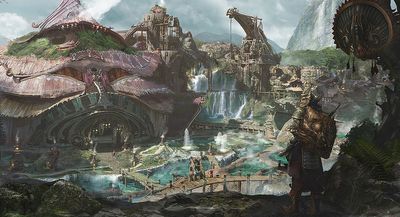 This artist created a fantasy world inspired by traditional Thai culture