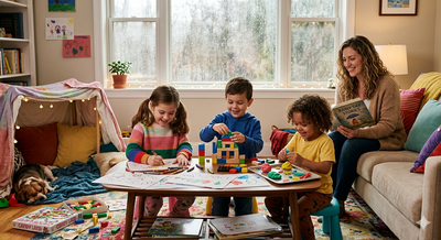 Rainy Day activities for kids: How to keep children busy indoors during monsoon. Here are ten tips