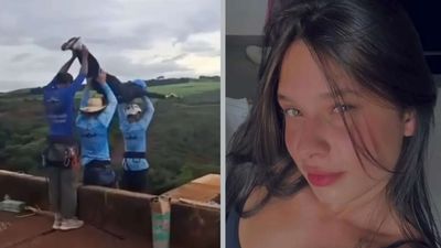 Brazilian bungee jumper who fell 130 feet without a rope was still alive when rescuers reached her, nurse says 'I even talked to her'