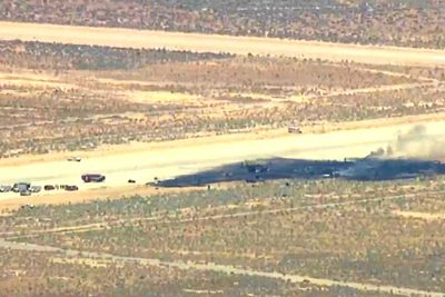 Eight people aboard B-52 bomber confirmed dead in horrific California crash, Air Force says