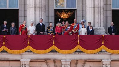 Blunder on the balcony - this senior royal checked his phone at Trooping the Colour and Queen Elizabeth would've been furious