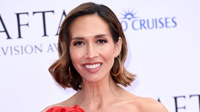 Updos are tricky with a bob, but Myleene Klass has the chicest solution, and all you need is straighteners