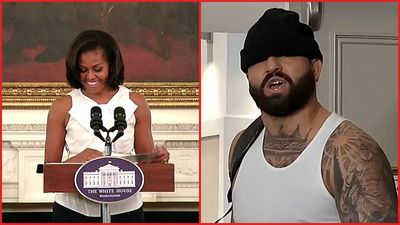 Josh Hokit knocked out his opponent at Trump’s White House UFC event, then immediately turned to insulting Michelle Obama