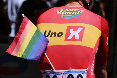 'We stand for equality, respect and freedom' – Uno-X Mobility celebrate Pride Month with rainbow flags at Copenhagen Sprint and Tour Auvergne-Rhône-Alpes