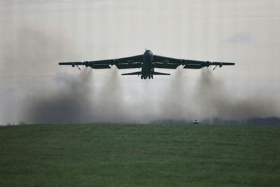 Eight dead in fiery US bomber crash in California: military