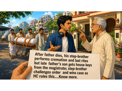 Son emerges after father’s death, secures house keys, step uncle challenges it and prevails; HC says only civil court can decide property rights