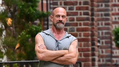 Christopher Meloni's Elevated Bookshelves Are a Masterclass in Styling Vertical Storage, So It's As Chic As It Is Functional