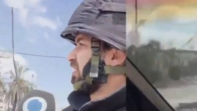 Watch: Lebanese journalist attacked by Israeli drones while reporting