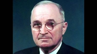 Quote of the day by ex-American President Harry S. Truman: “Three things can ruin a man: power, money and women. I never wanted power, I never had any money, and the only woman in my life is…”