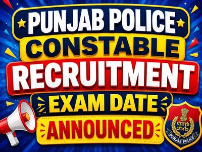 Punjab Police constable recruitment exam date announced: Check vacancies, admit card update and key details