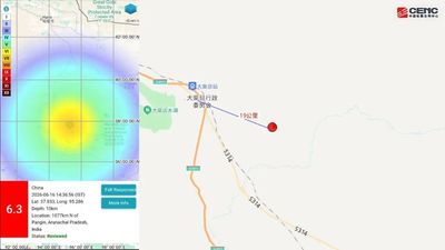 6.3-magnitude earthquake strikes Qinghai province in Northwest China, aftershocks follow