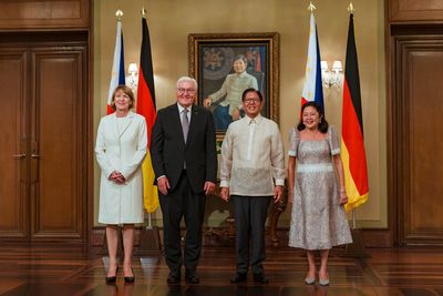 German president says Europe is worried over tensions in the disputed South China Sea
