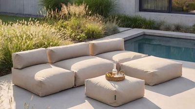 This Luxe Pool Float Doubles as an Outdoor Sofa — And It's the Hottest Way to Cool Down This Summer