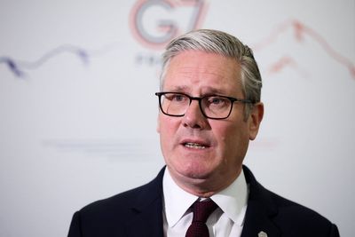 Starmer says he and Trump ‘get on really well’ as they meet at G7