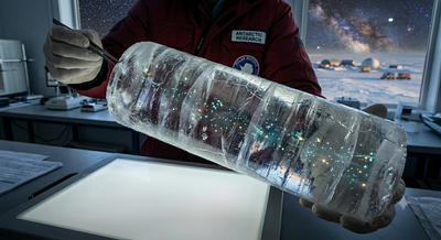 80,000-year-old Antarctic ice reveals radioactive stardust still falling on Earth. Is it dangerous?
