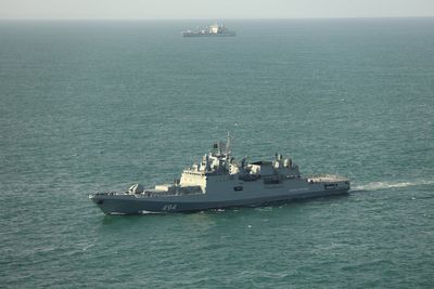 Russian warship fires warning shot at boat in English Channel – what we know