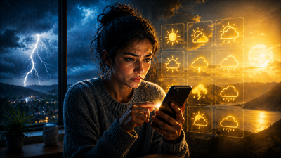 Psychology says people who keep checking weather forecasts multiple times a day aren’t anxious but are trying to outsmart uncertainty
