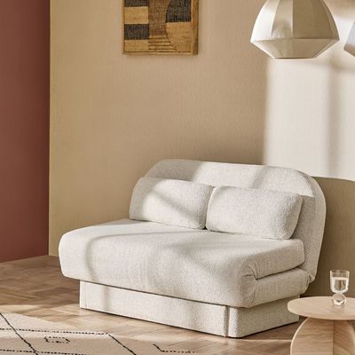 Next just launched a new version of its bestselling sofa bed that has *hidden storage* – it's a game-changer for stashing guest bedding in a small home