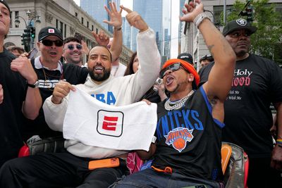 French Montana helps cab driver whose taxi was destroyed during Knicks celebrations