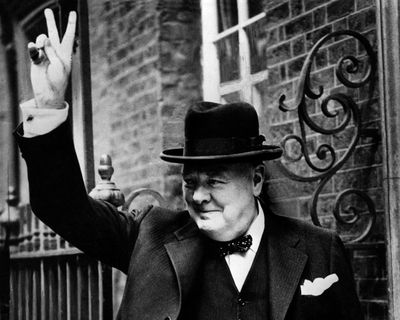 Artist defends Churchill video at London gallery after peer condemns ‘lie’