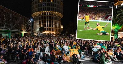 Why was Wheeler Place silent for the Socceroos' big World Cup win?