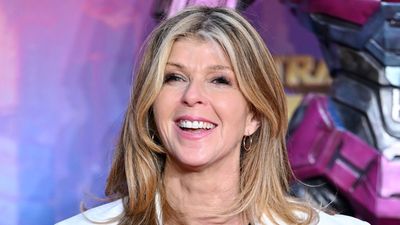 Kate Garraway's flared jeans and check shirt offer a cool and casual update to summer denim outfits