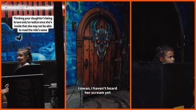 Florida father was impressed his daughter chose a horror ride. Then he remembered one thing: ‘It builds character’