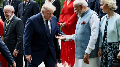 Trump Physical Fitness Questioned at G7 Summit as Shaky President Grips Prime Minister Arm Over Single Step