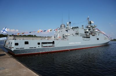 Russian warship fires 'warning shots' at UK yacht in Channel