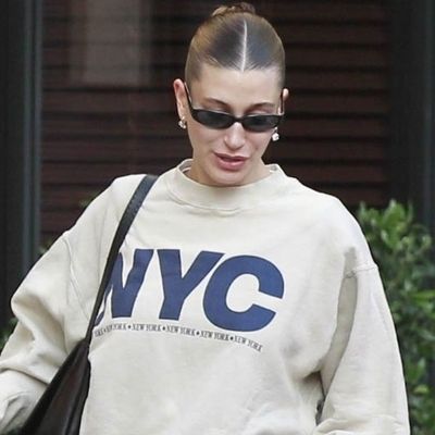 Sorry, Sneakers and Jeans—Hailey Bieber's Favorite Denim Trends Always Come With Flip-Flops