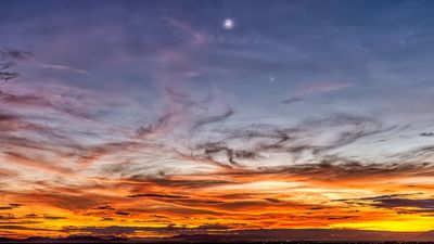 Look up! The moon and Venus will stage a rare daytime disappearing act today