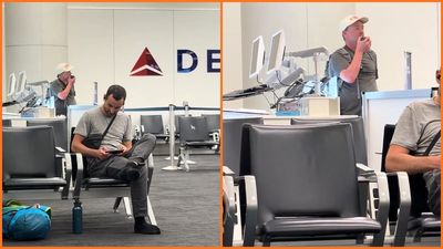 ‘Anyone on shift?’: Delta passenger uses the gate microphone at LAX to demand help after no customer service agents showed up