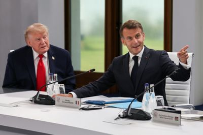 Macron winds up G7 with AI, Trump dinner