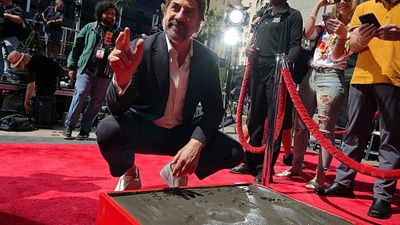 Javier Bardem joins Hollywood greats at landmark ceremony