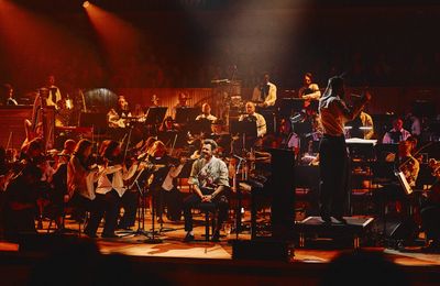 Harry Styles said he's in 'the middle of his career highlight' as he headlined Meltdown festival with an orchestral show