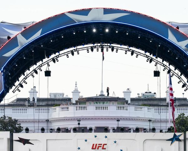 US justice department charges five men over alleged plot to attack White House UFC event