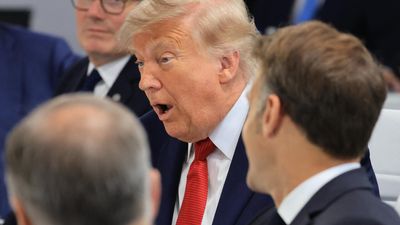 Trump heads to Versailles as Macron faces row over lavish reception