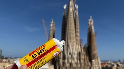Glue, glorious glue: Sticking together the Sagrada Familia’s central towers