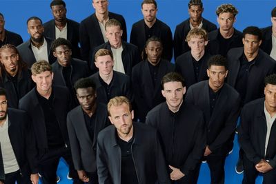 Bizarre photoshoots and baby blue trackies – are the England team having an aesthetic identity crisis?