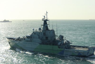 English Channel yacht couple claim MoD tried to shut Russian warship story down