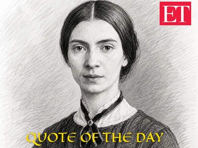 Quote of the Day by America's most original poet of all time, Emily Dickinson: 'That it will never come again...'- 'Because I Could Not Stop for Death' poet’s timeless reminder about the beauty of fleeting moments