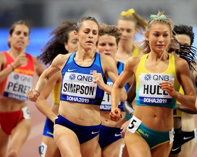 Three-time Olympian Jenny Simpson in hospital after collapsing at track event