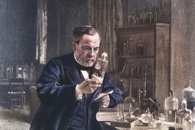 Quote of the day by Louis Pasteur: “Happy is he who bears a god within, and who obeys it. The grandeur of human actions is measured by the...” — What hidden inspiration creates true human greatness?