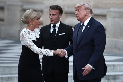 Trump arrives at Versailles to close out G7 summit with a glitzy dinner