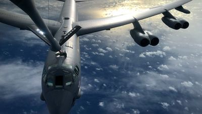 B-52 Stratofortress crashes during routine test mission at Edwards Air Force Base, kills eight military and civilian personnel