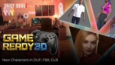 Daz 3D launches game-ready character assets to make Unreal, Unity and Blender easier
