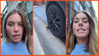 ‘They hide in the bushes’: Atlanta woman leaves parked car for 60 seconds to get gate key comes back to find her car double booted